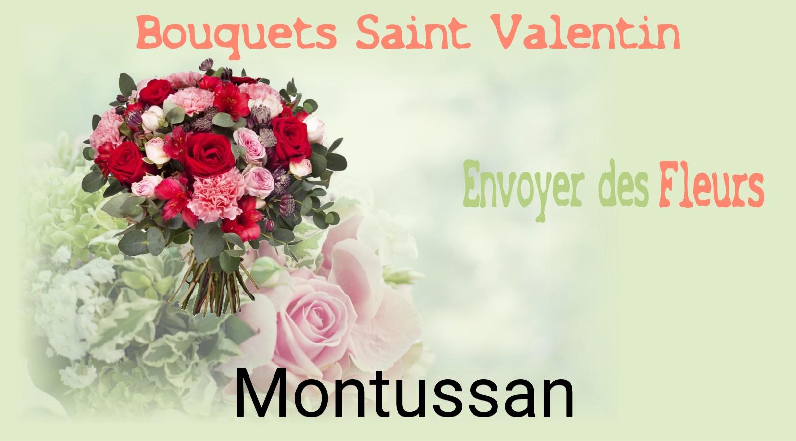 Roses de Saint-Valentin livrées à Montussan